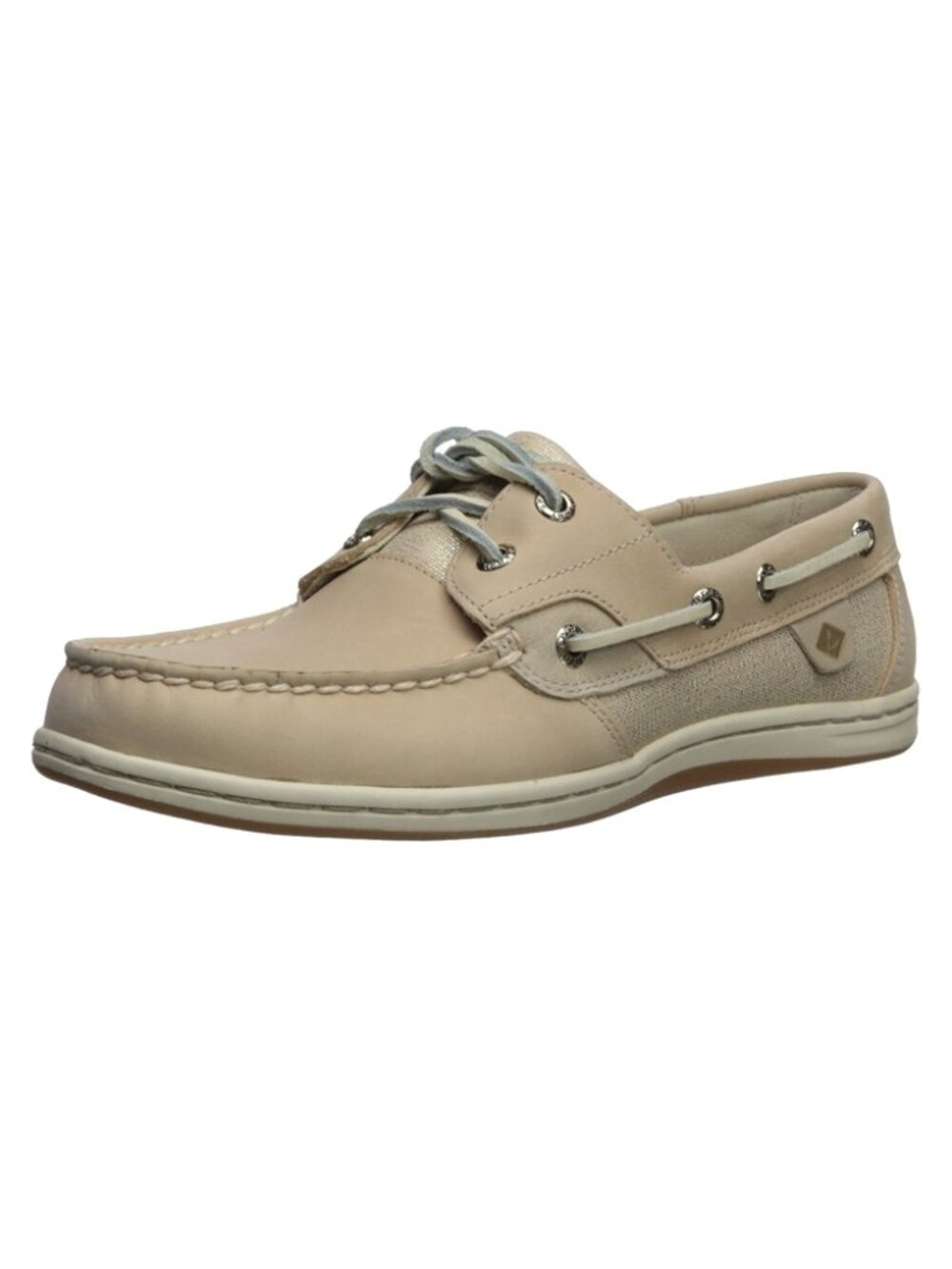 New Sperry Sparkle Linen Boat Shoes